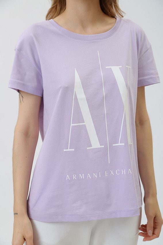 Футболка Armani Exchange Фиолетовый
