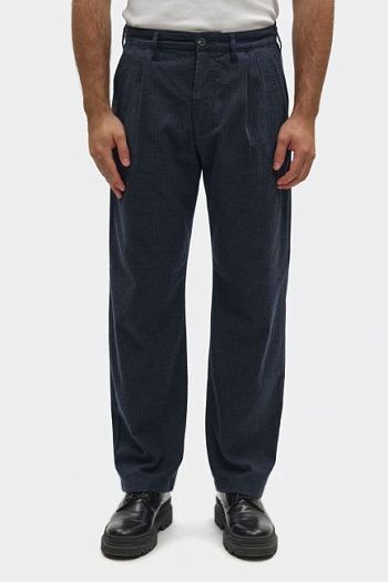 Брюки классические хлопковые серые Mustang