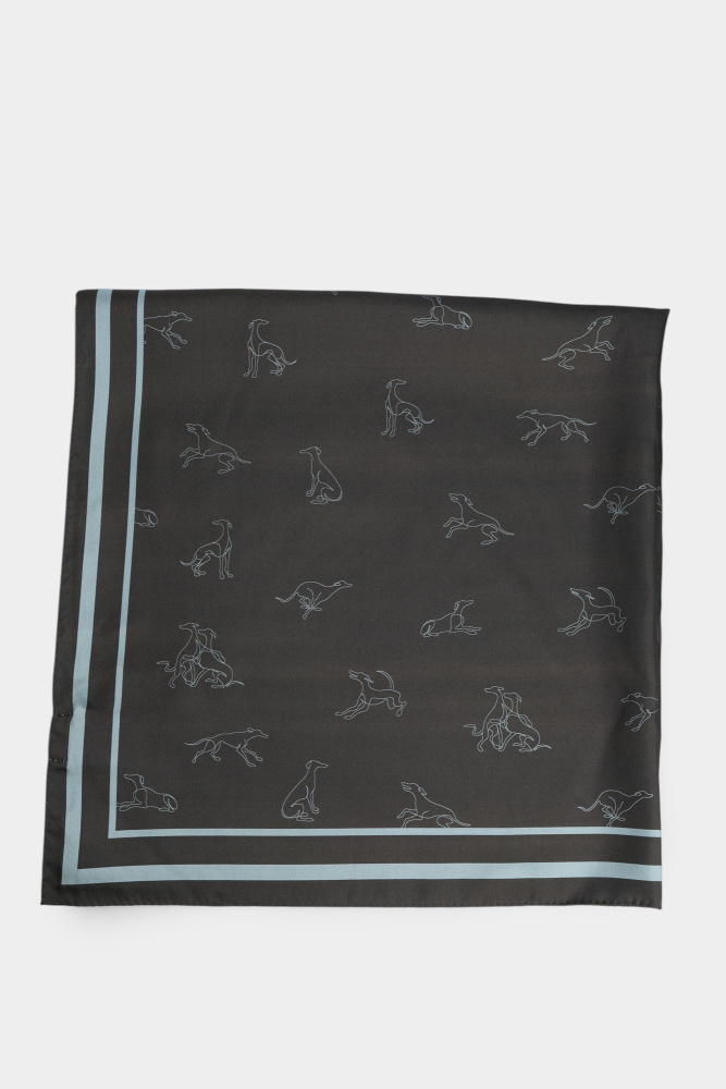 S074C000004N-WVX04T09-21ZA Платок Trussardi Серый