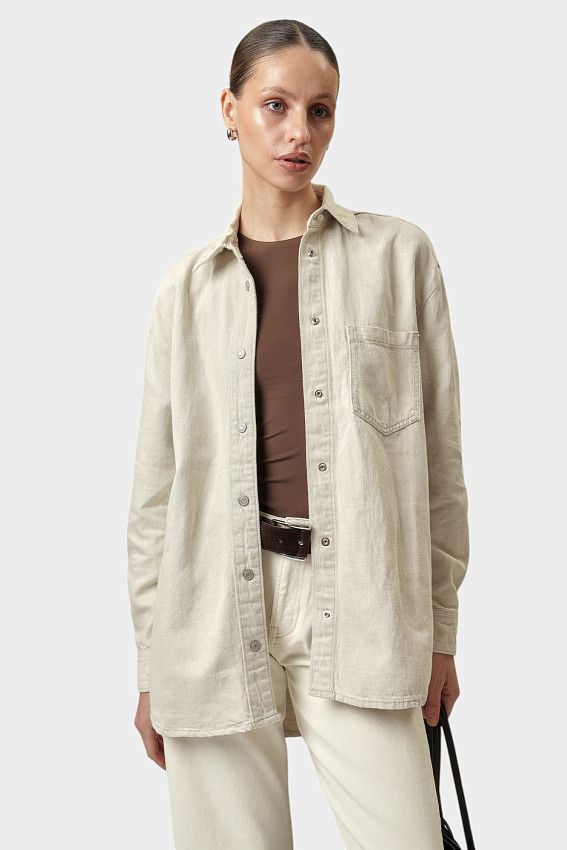 Рубашка с длинным рукавом Pepe Jeans Белый