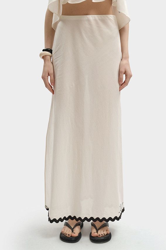 Юбка Karl Lagerfeld Бежевый