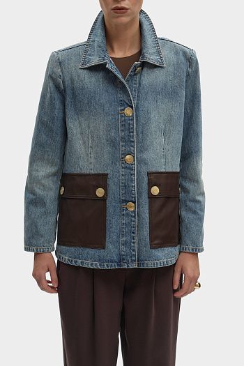 Рубашка хлопковая белая Armani Exchange