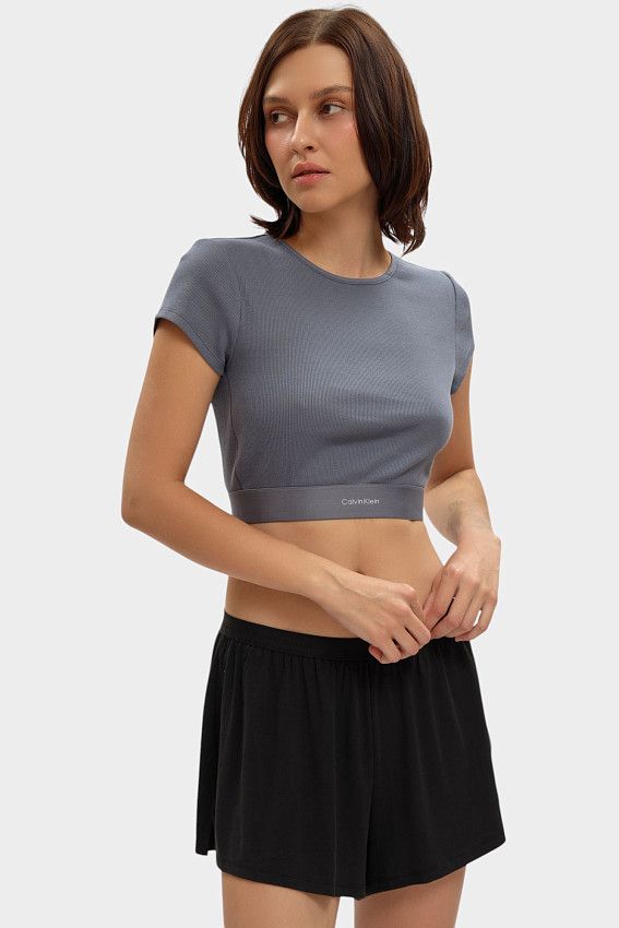 Кроп-топ Calvin Klein Underwear Серый