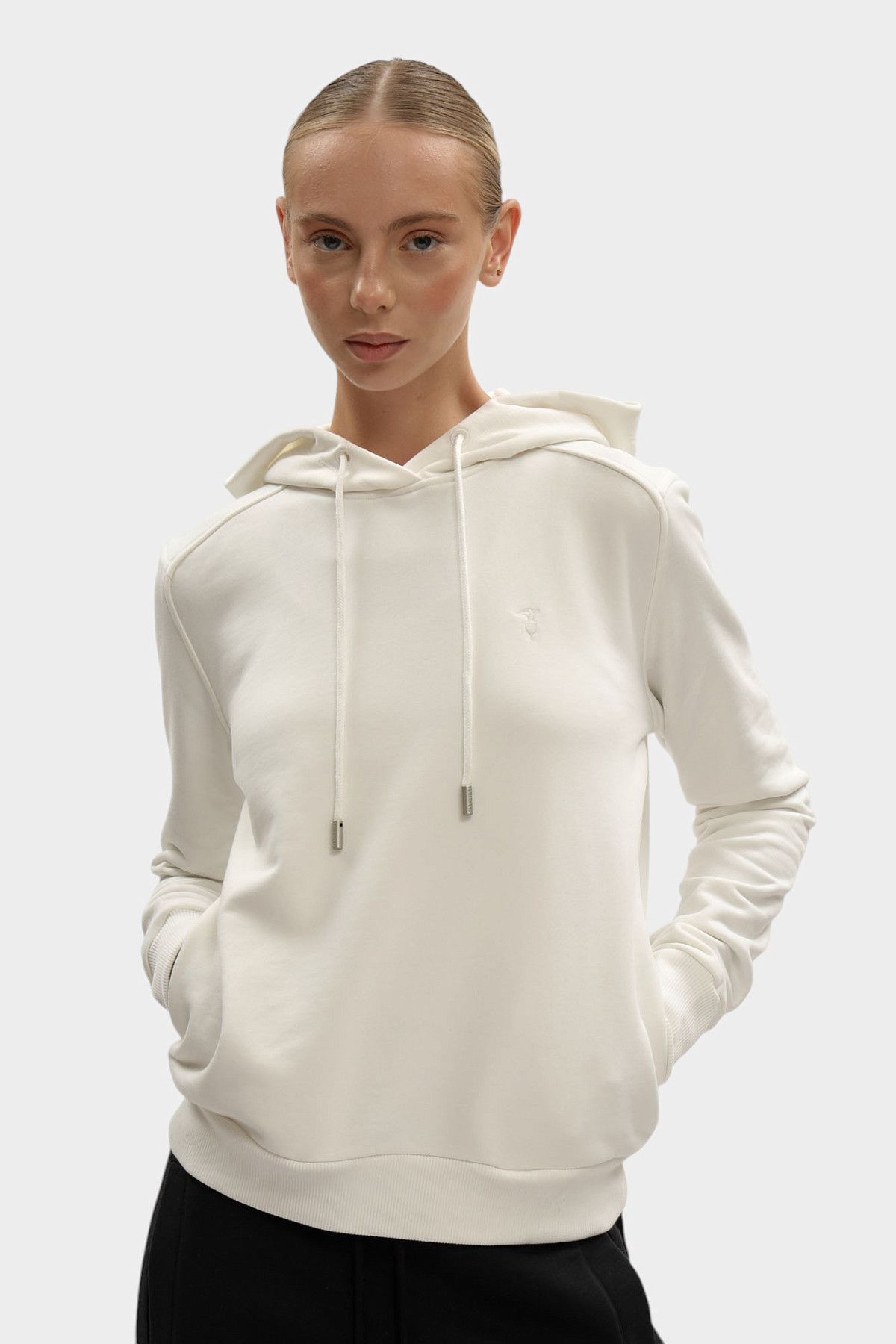 Худи Trussardi Белый