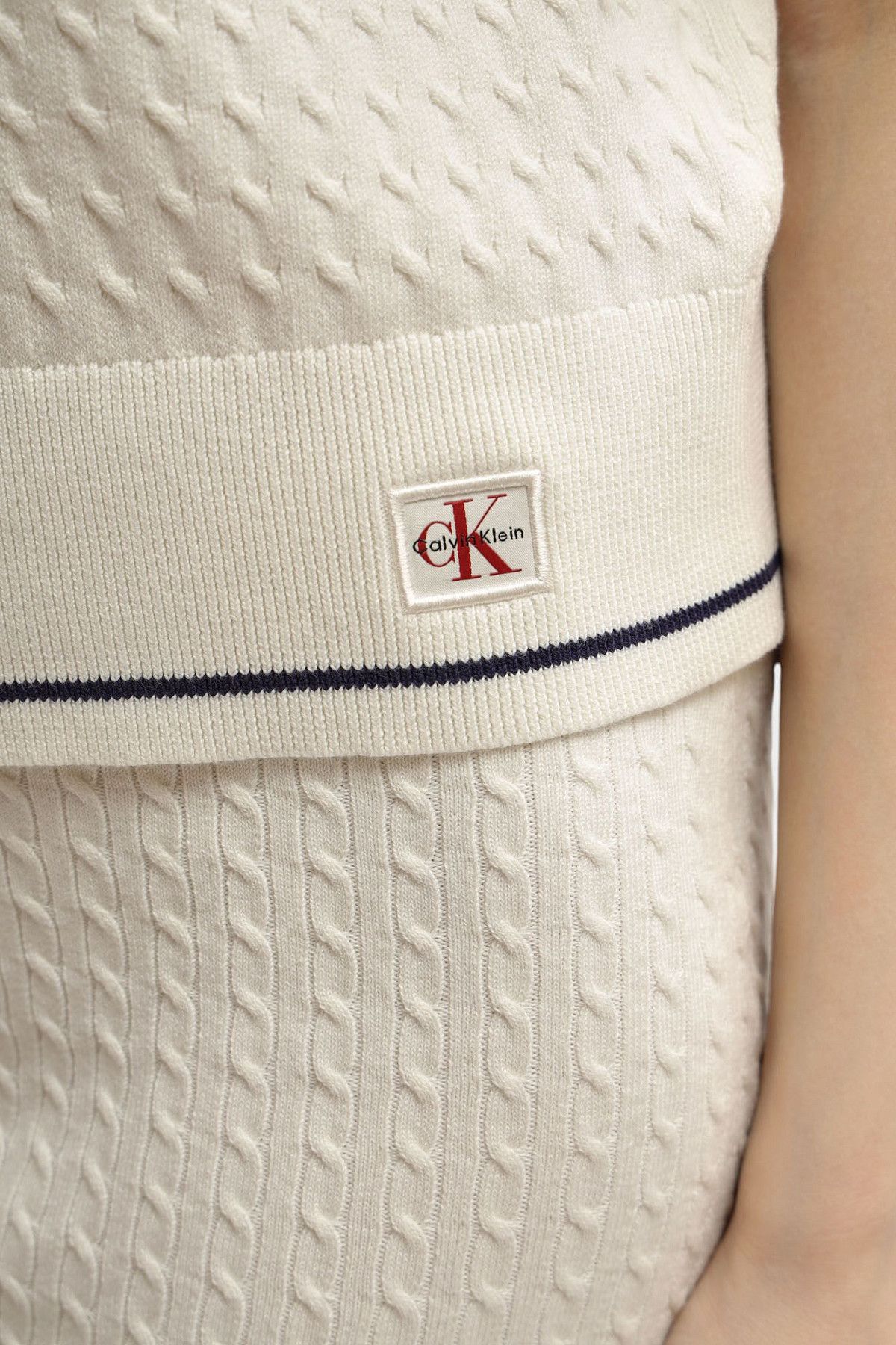Поло Calvin Klein Jeans Бежевый