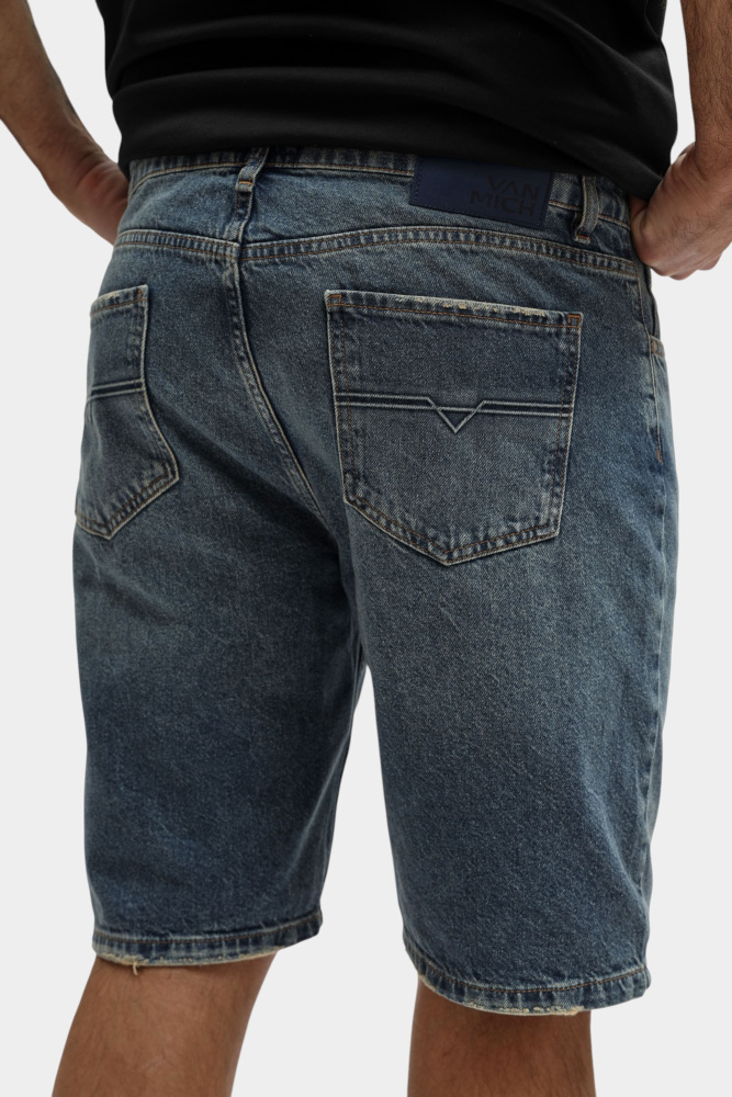 VM-OMA-33-616 Шорты джинсовые Van Mich Синий