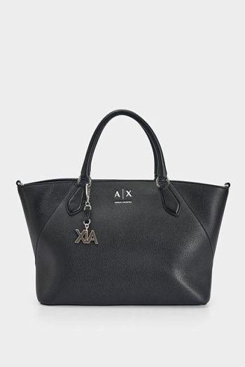 Сумка тоут черная Armani Exchange