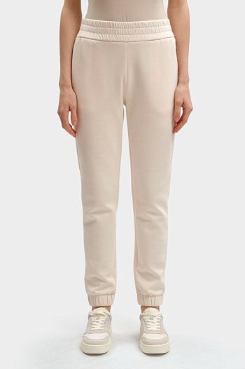 Брюки хлопковые молочные Armani Exchange