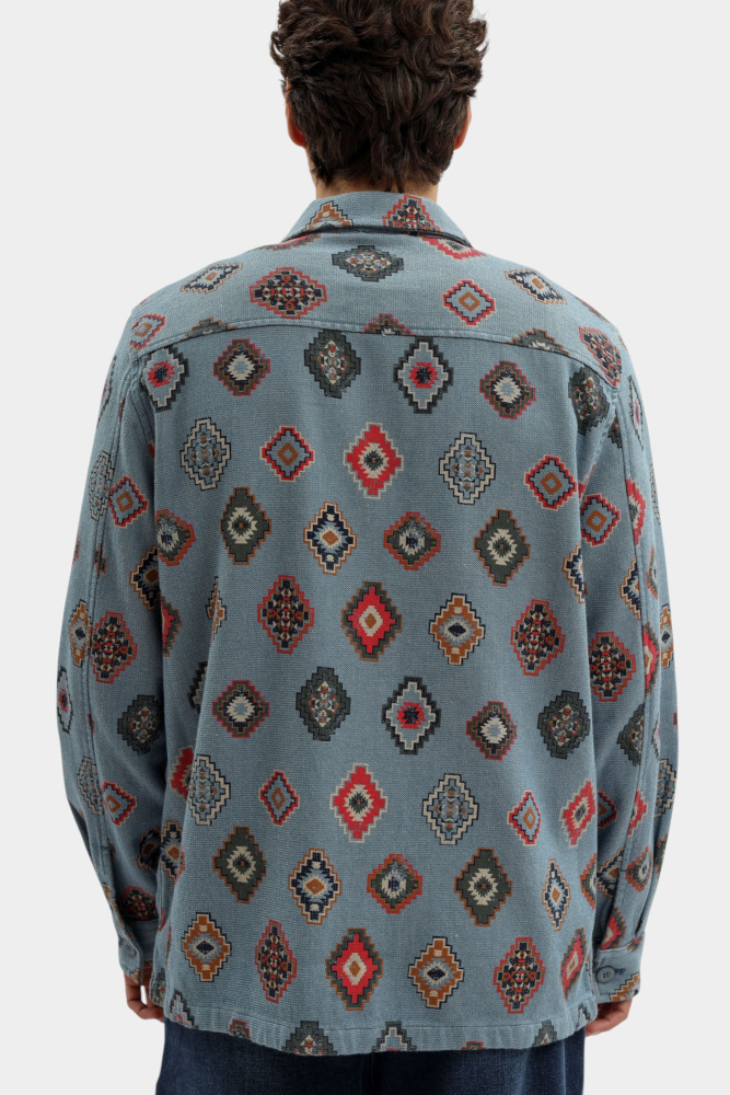 1016956 Рубашка Mustang Голубой