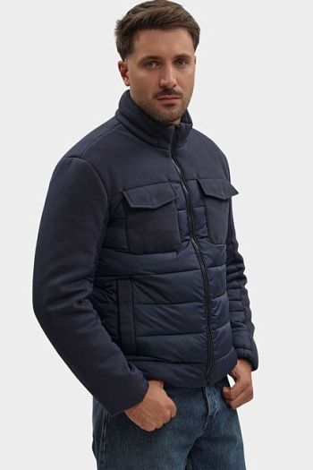 Куртка демисезонная хлопковая синяя Trussardi