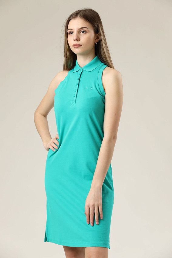 Платье Armani Exchange Бирюзовый