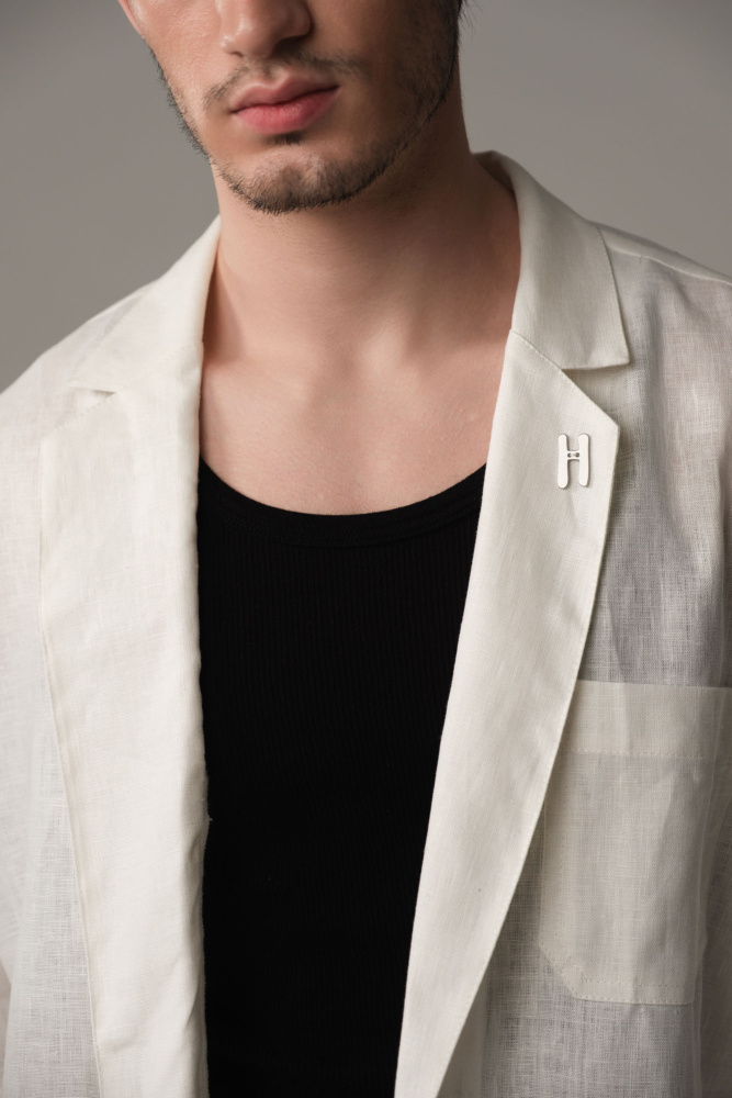 M-242-TH-56-1099 Пиджак The Hills Белый