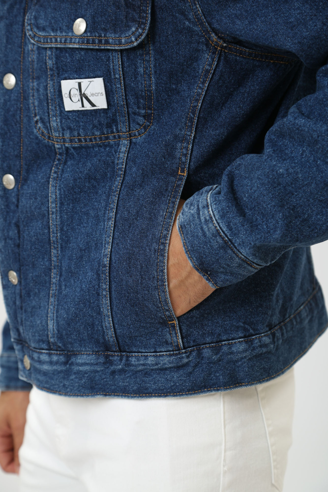 J30J323905 Куртка джинсовая Calvin Klein Jeans Синий