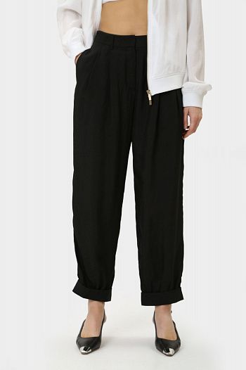 Брюки из вискозы черные  Armani Exchange