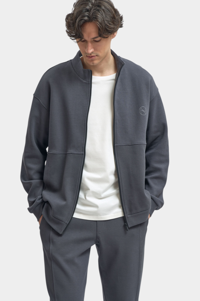 M-261-P-20-1401 Толстовка The Hills Серый