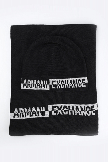 Набор (шапка+шарф) Armani Exchange