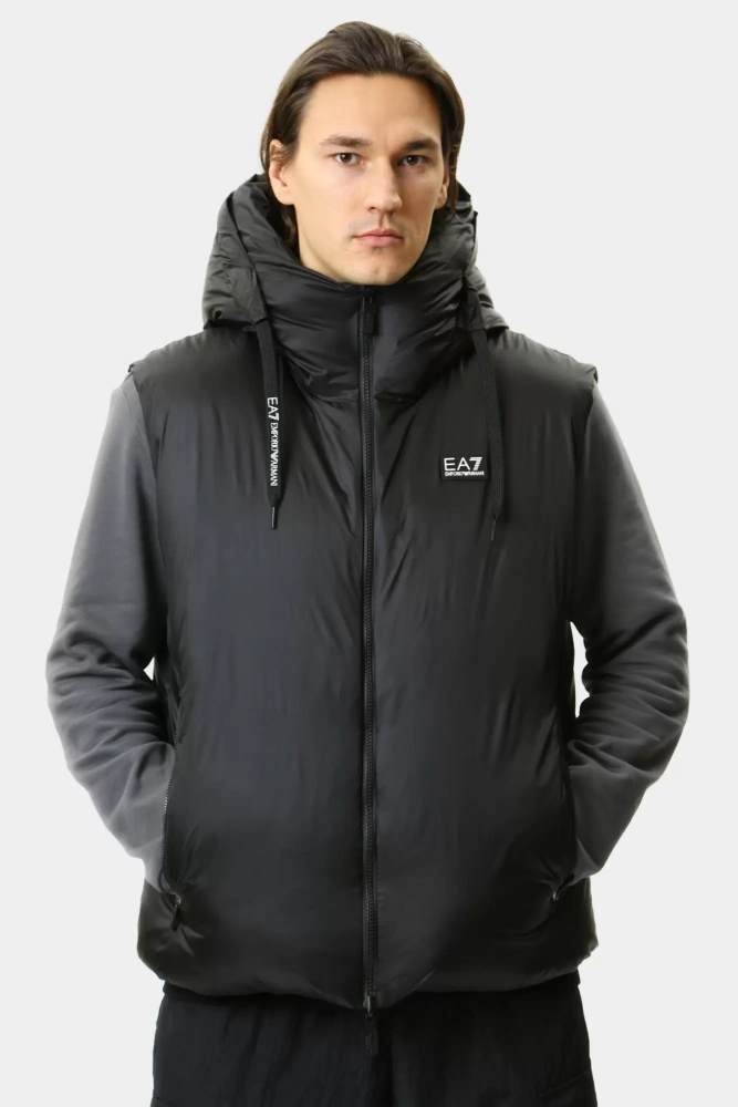 6DPQ03_PNGAZ Жилет пуховый EA7 Черный