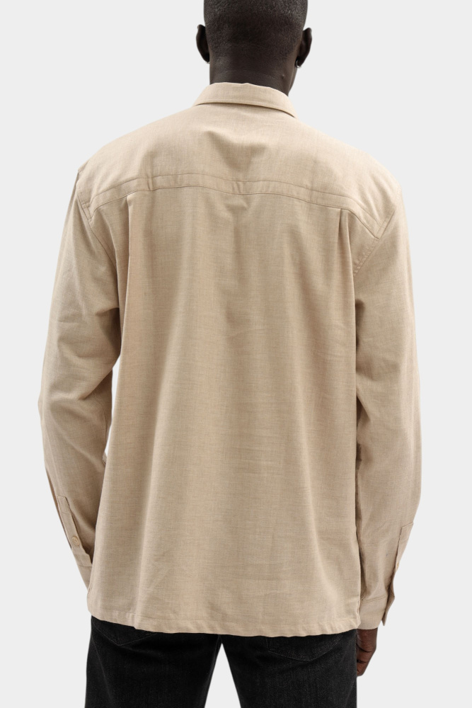 BMS1046 Рубашка Bikkembergs Бежевый