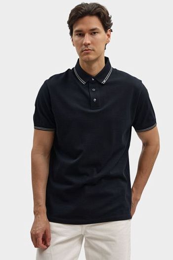 Поло из хлопка Emporio Armani