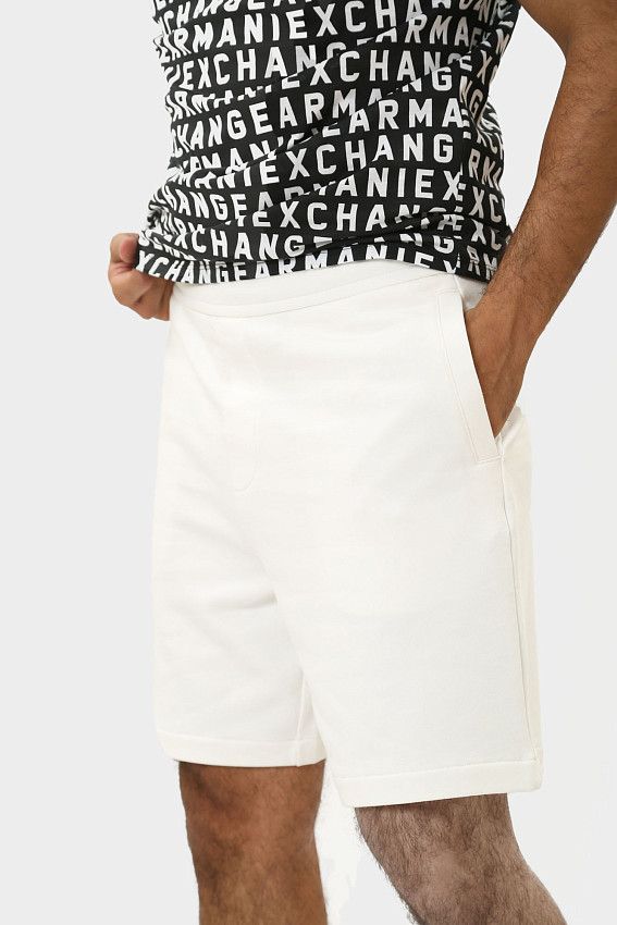 Шорты трикотажные Armani Exchange Белый