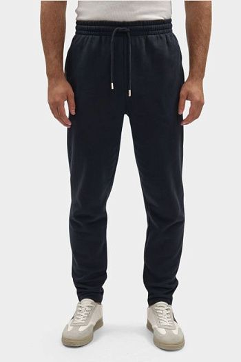 Брюки спортивные хлопковые черные Trussardi