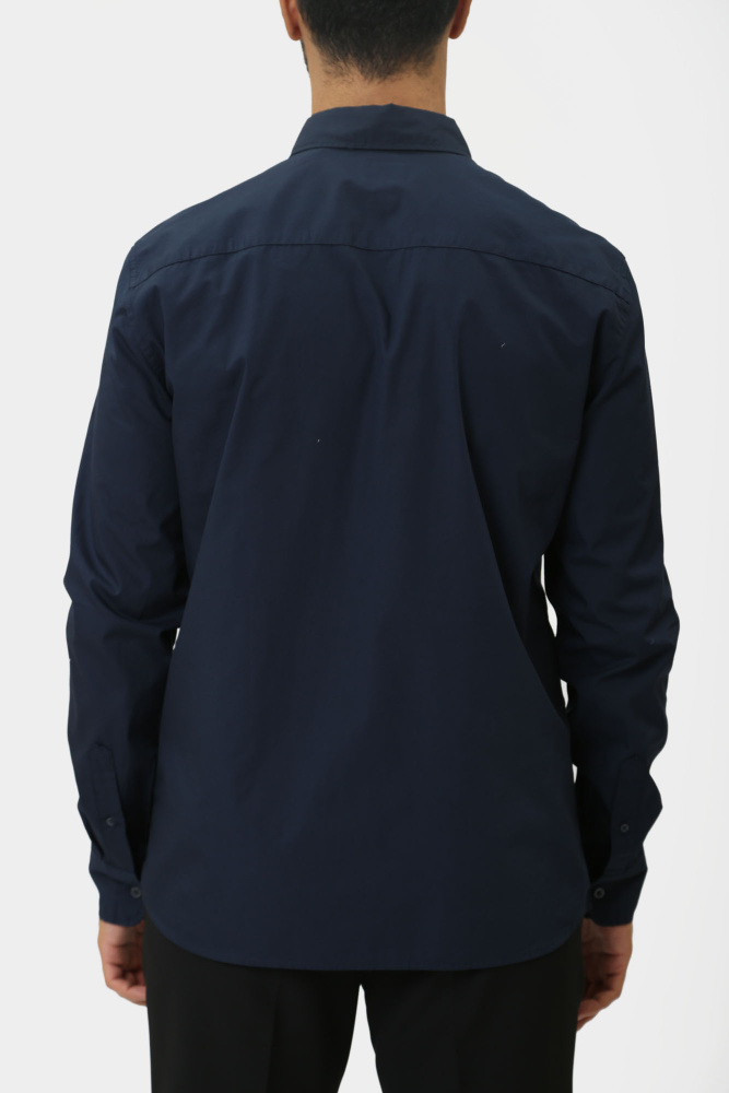 1015618 Рубашка с длинным рукавом Mustang Синий