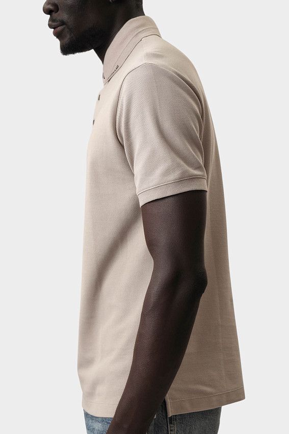 Поло Emporio Armani Серый