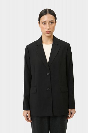 Пиджак из вискозы черный  Calvin Klein Jeans