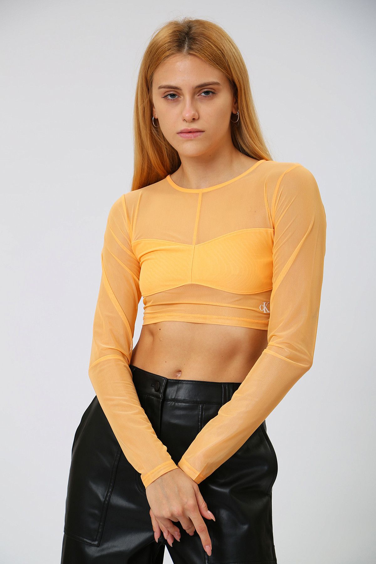 Топ Calvin Klein Jeans Оранжевый