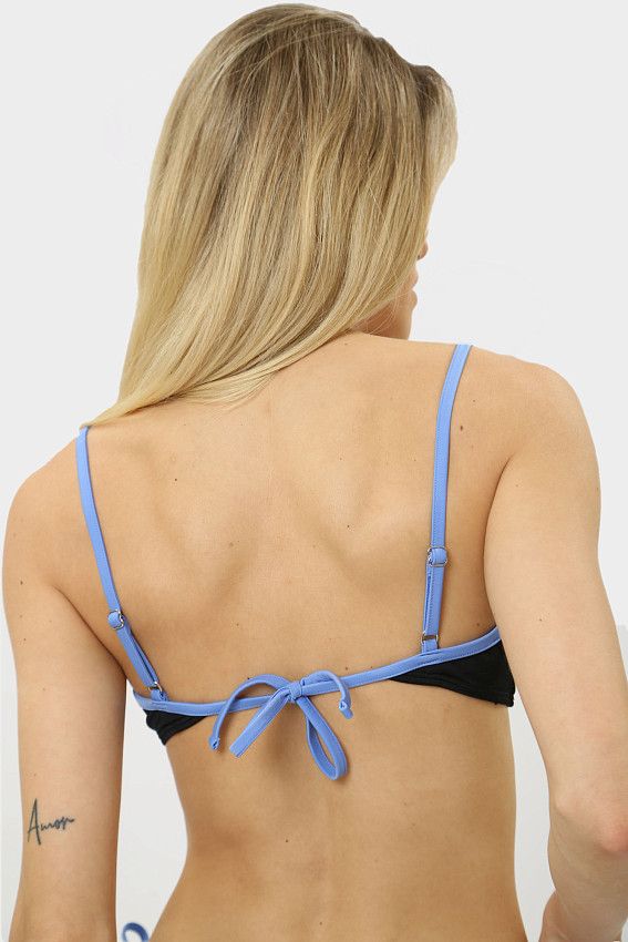 Верх от купального костюма Armani Exchange Черный