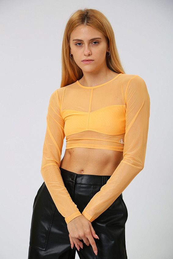 Топ Calvin Klein Jeans Оранжевый