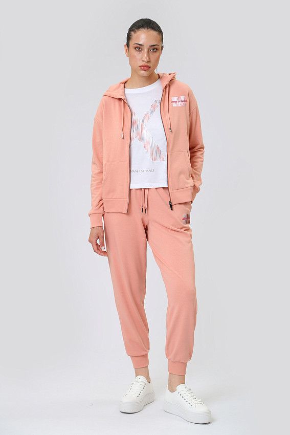 Толстовка с/к Armani Exchange Розовый