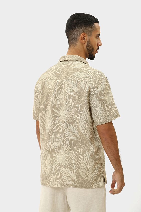 Рубашка Mustang Бежевый