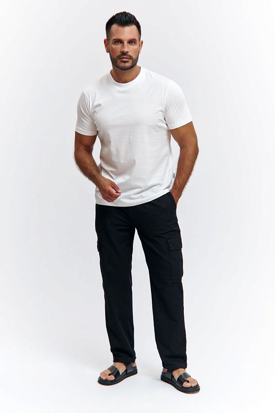 Брюки льняные Van Mich Черный