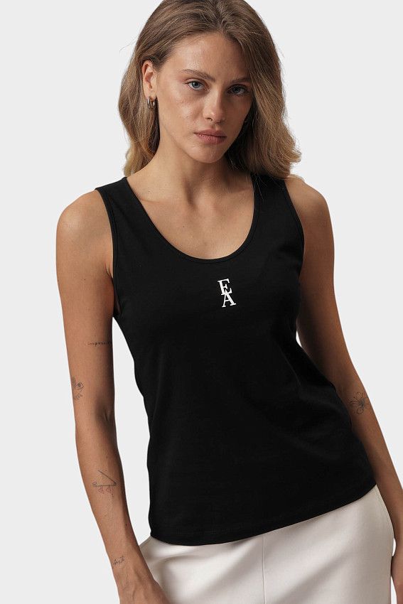 Майка Emporio Armani Черный