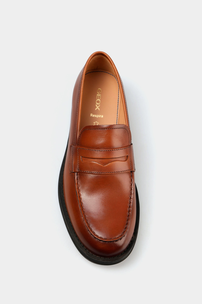 U658KB00039 Мокасины Geox Коричневый