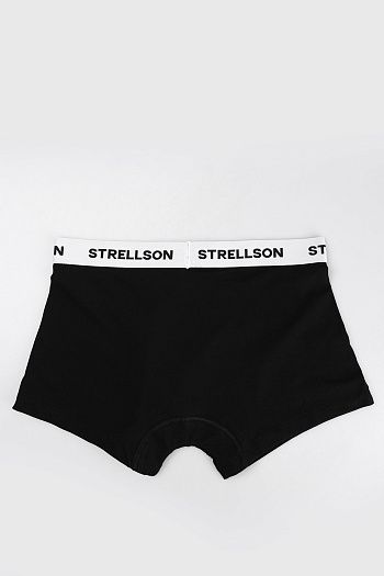 Трусы комплект 2 шт хлопковые черные Bikkembergs