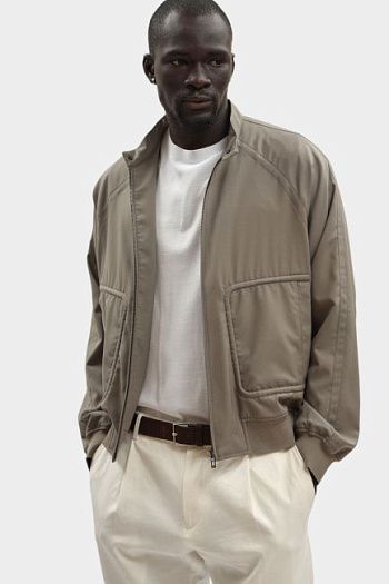 Куртка из натуральной шерсти Emporio Armani