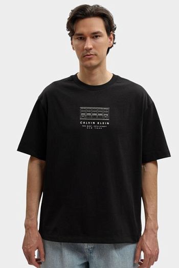 Футболка из хлопка Calvin Klein Jeans