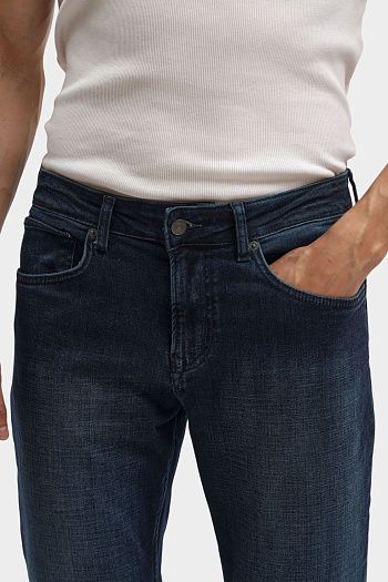 Джинсы прямые синие Pepe Jeans