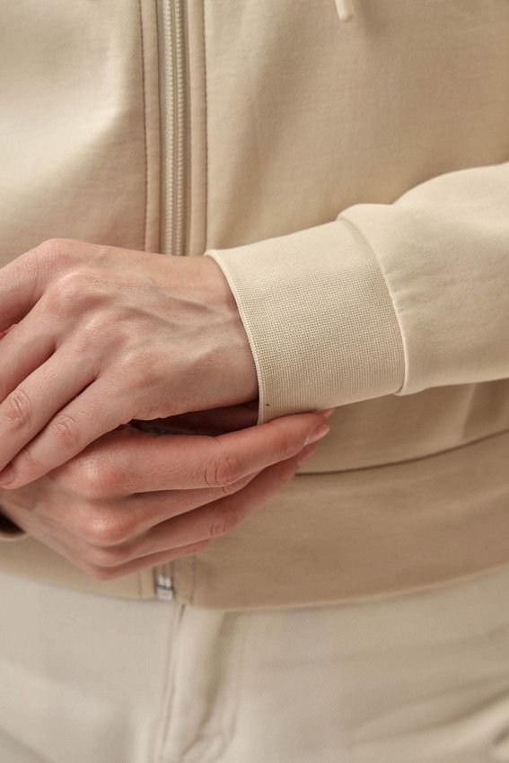 Толстовка с капюшоном Armani Exchange Бежевый