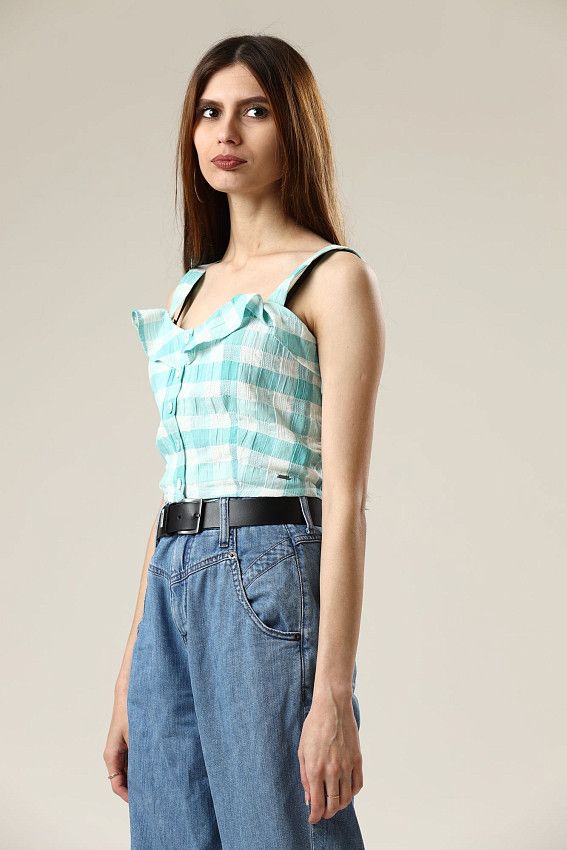 Топ Pepe Jeans Бирюзовый