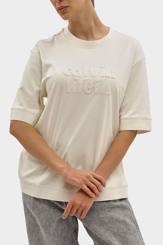 Футболка Calvin Klein Jeans Бежевый