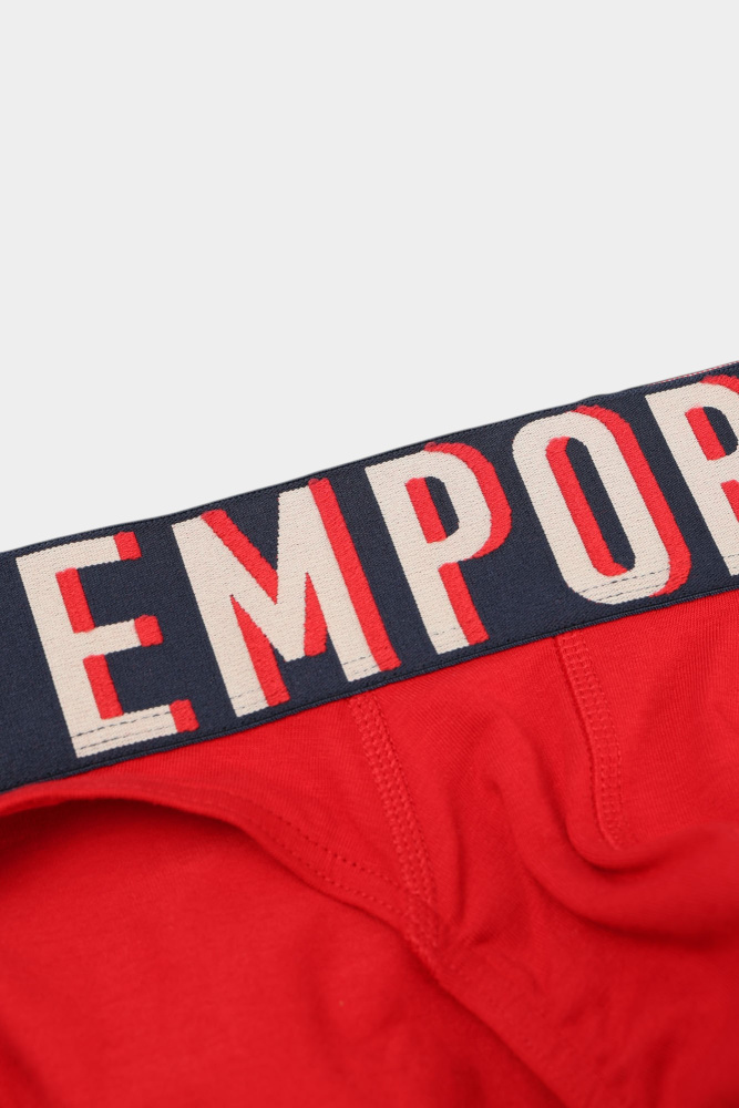 110814_4R516 Трусы брифы Emporio Armani Красный