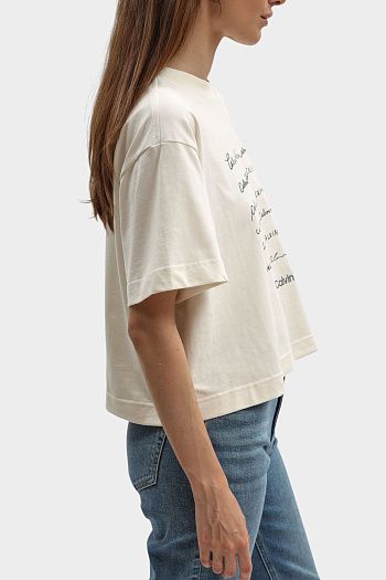 Футболка из хлопка Calvin Klein Jeans