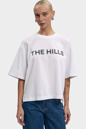 Футболка хлопковая белая The Hills