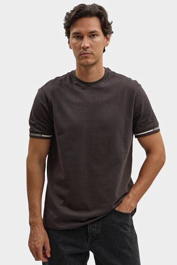 Футболка хлопковая серая Armani Exchange