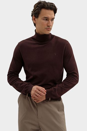 Водолазка  из вискозы коричневая Trussardi