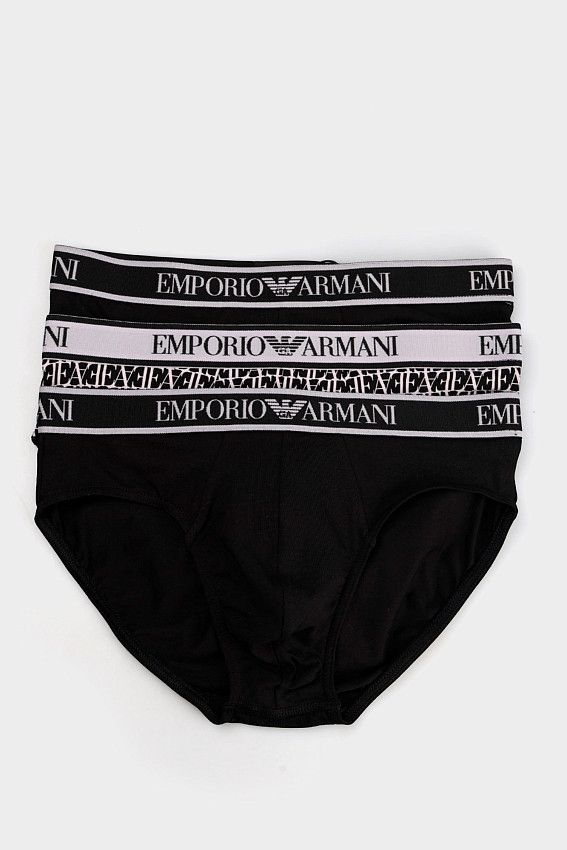 Трусы 3 шт Emporio Armani Мультиколор