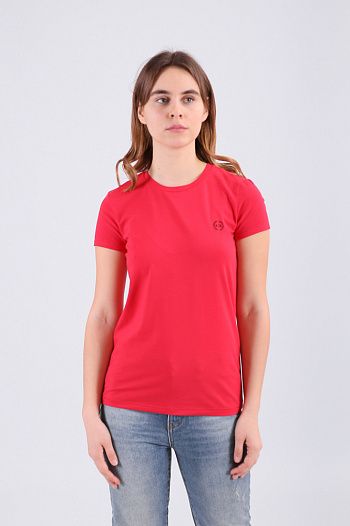 Футболка хлопковая красная Armani Exchange